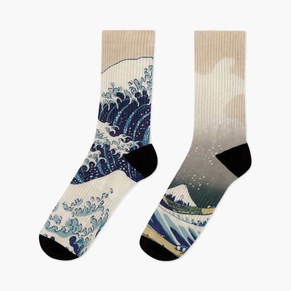Item preview, The Great Wave off Kanagawa - Katsushika Hokusai (Thirty-six Views of Mount Fuji) designed and sold by store-wasabi.