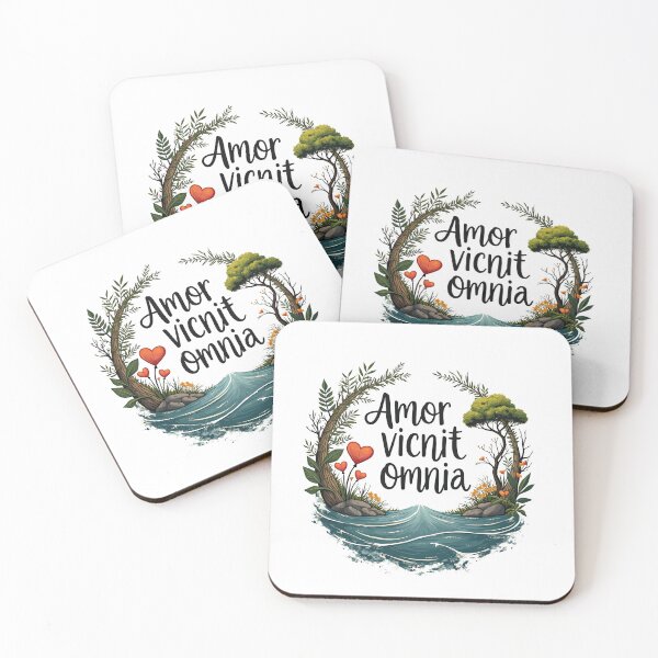 Item preview, Amor Vincit Omnia with Nature - Gift for Peace and Love Seekers designed and sold by Mintic.