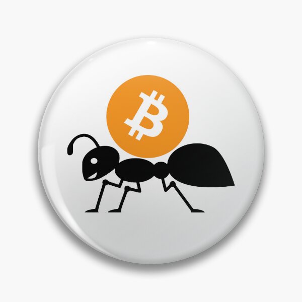 Item preview, Ant Carrying Bitcoin designed and sold by sheprint.