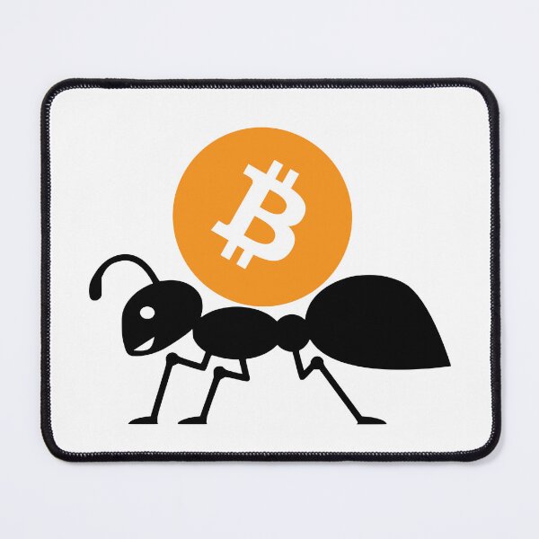 Item preview, Ant Carrying Bitcoin designed and sold by sheprint.