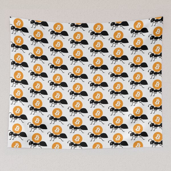 Item preview, Ant Carrying Bitcoin designed and sold by sheprint.