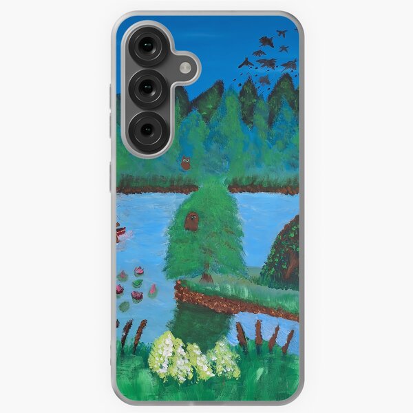 Item preview, Peaceful day at the lake designed and sold by SGrasshoffArt.