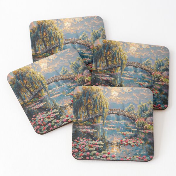 Item preview, Willow Tree Pond 1 designed and sold by Dawn van Doorn.