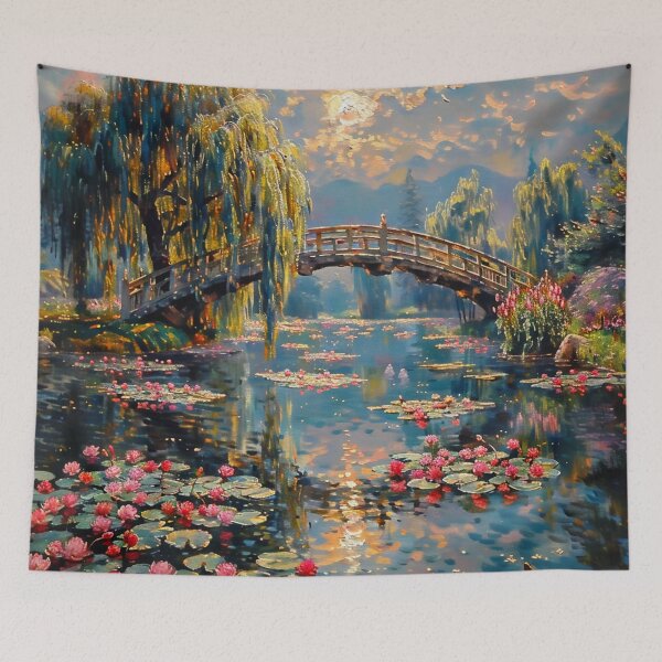 Item preview, Willow Tree Pond 1 designed and sold by Dawn van Doorn.