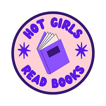 Artwork thumbnail, Hot Girls Read Books, Bookish Babe by Koticmak Store