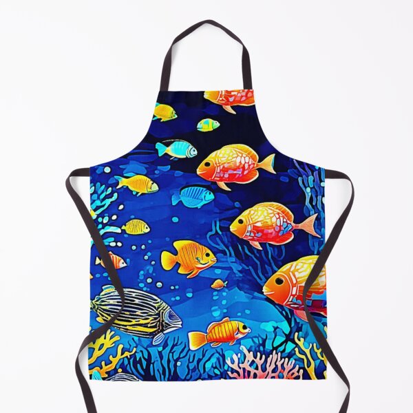 Item preview, Coral Reef Fish Art designed and sold by Health And Fitness Posts e-Store.