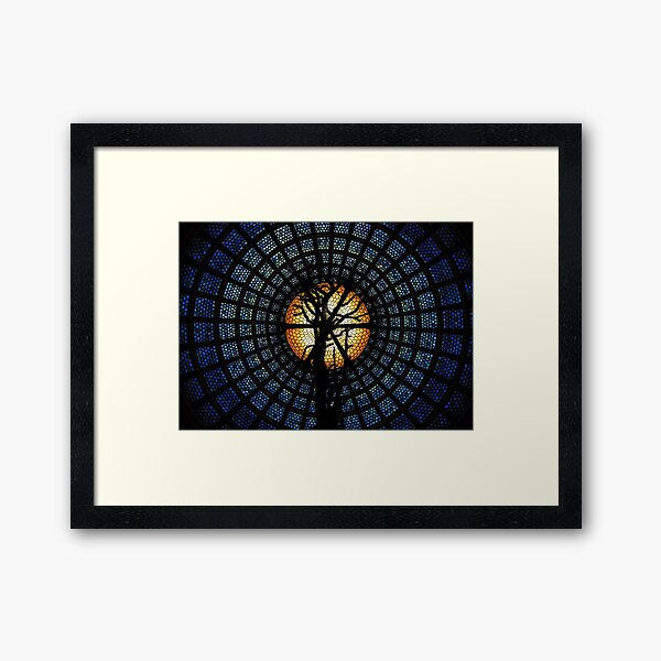 Item preview, Collage of stained glass in form of a tunnel designed and sold by StarryStarrySky.