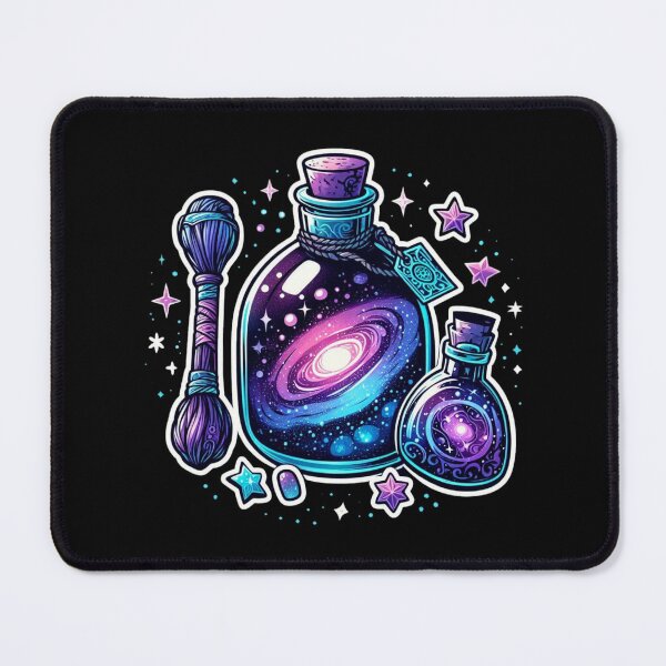 Item preview, Magical Glow Galaxy Potion Bottle: Cosmic & Mystical Art designed and sold by Psycho-Crazy.