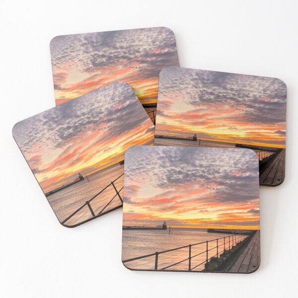 Item preview, Sunrise at the mouth of the River Blyth in Northumberland designed and sold by Violaman.