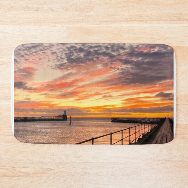 Item preview, Sunrise at the mouth of the River Blyth in Northumberland designed and sold by Violaman.