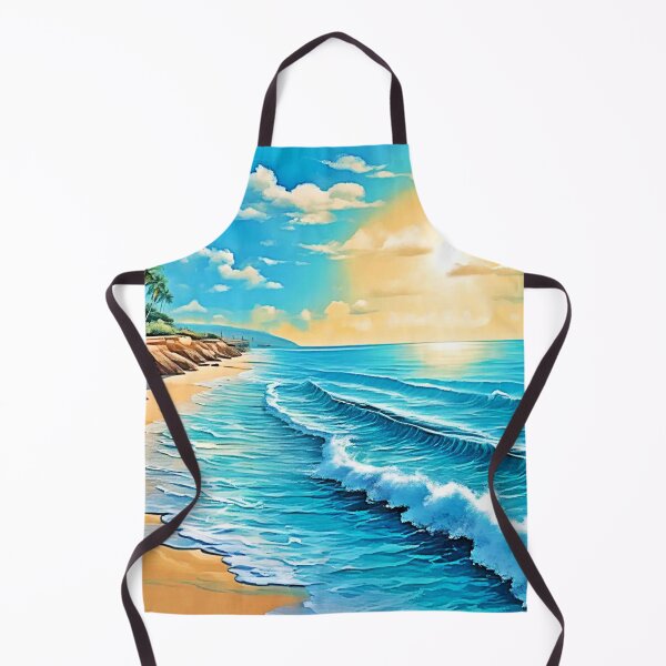 Item preview, Sunlit Beach Waves Design  designed and sold by Health And Fitness Posts e-Store.