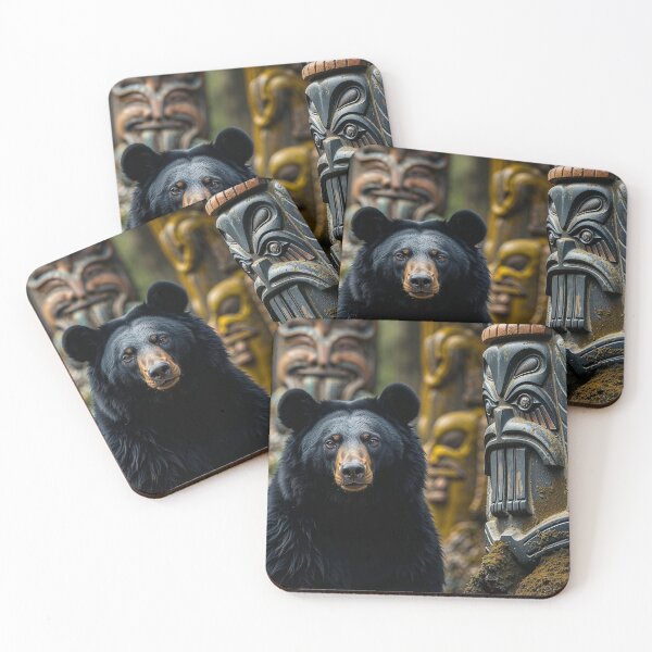 Item preview, Black Bear by Totem Pole Sanctuary designed and sold by Skye Ryan-Evans.