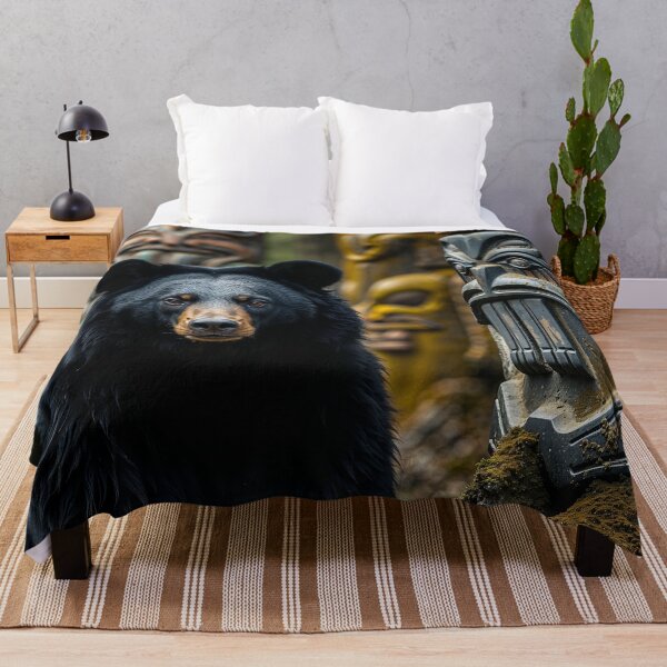 Item preview, Black Bear by Totem Pole Sanctuary designed and sold by Skye Ryan-Evans.