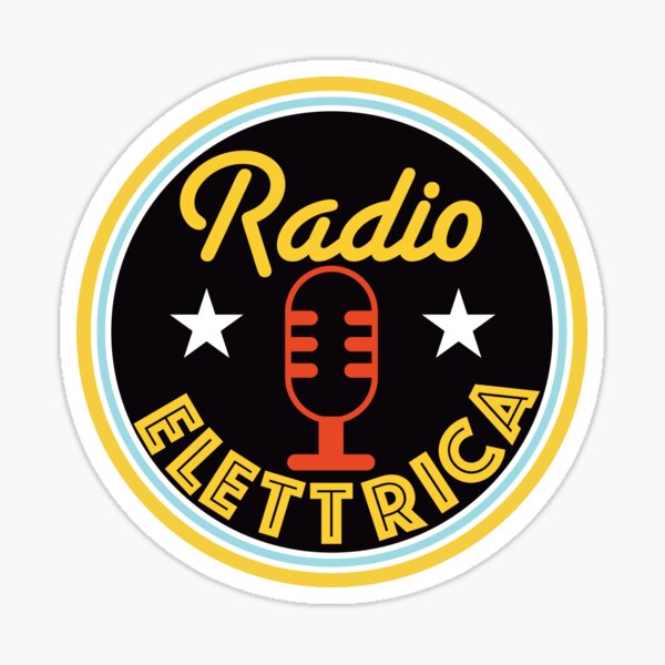 Item preview, Radio Elettrica Logo tondo designed and sold by RadioElettrica.