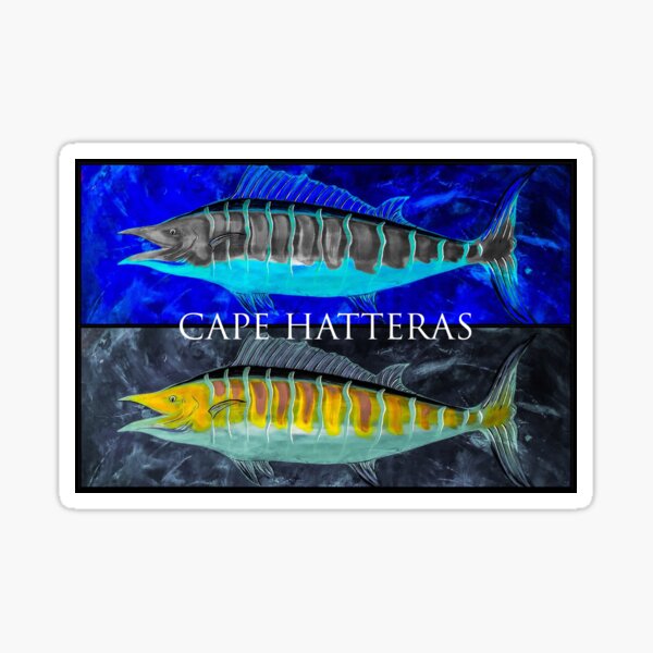 Vista previa del artículo con la obra «Salty Wahoo Cape Hatteras», diseñado y vendido por barryknauff.