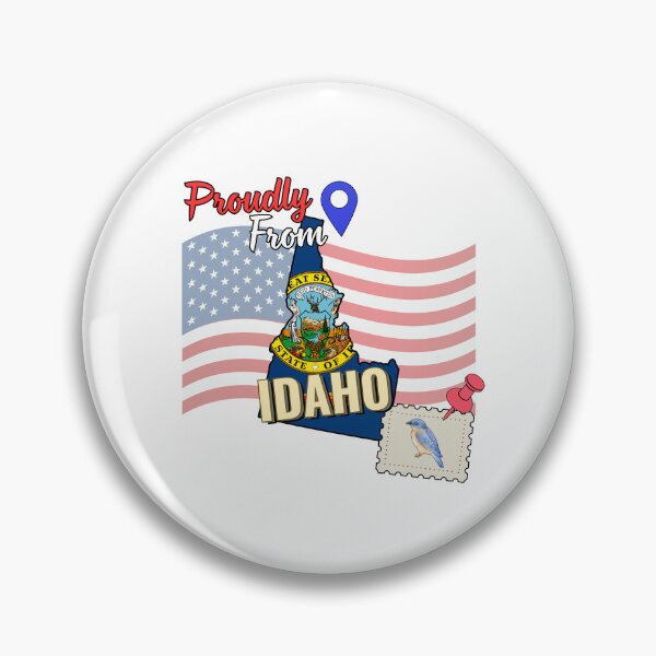 Item preview, Proudly from Idaho - USA state design designed and sold by PHRASEandSTYLE.