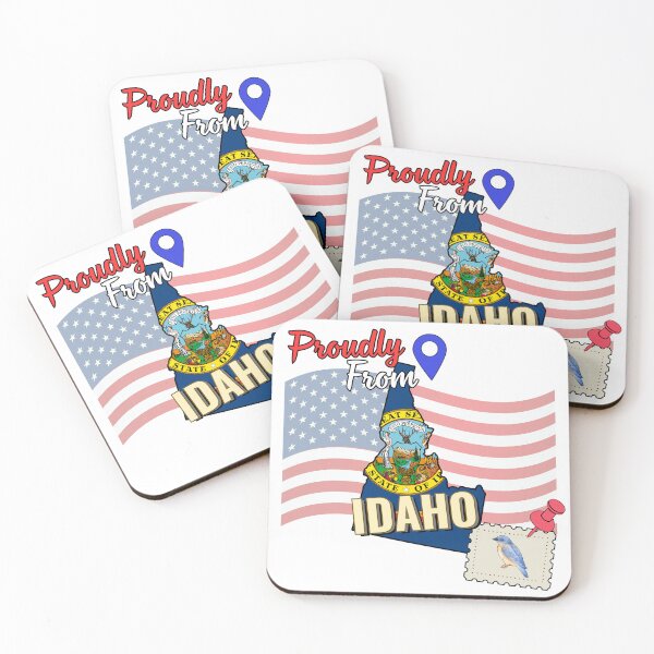 Item preview, Proudly from Idaho - USA state design designed and sold by PHRASEandSTYLE.