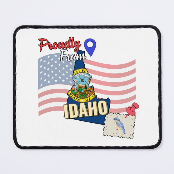 Item preview, Proudly from Idaho - USA state design designed and sold by PHRASEandSTYLE.