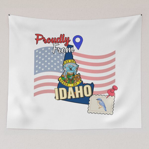 Item preview, Proudly from Idaho - USA state design designed and sold by PHRASEandSTYLE.