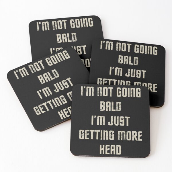 Item preview, I’m Not Going Bald I’m Just Getting More Head designed and sold by AniArtPL.