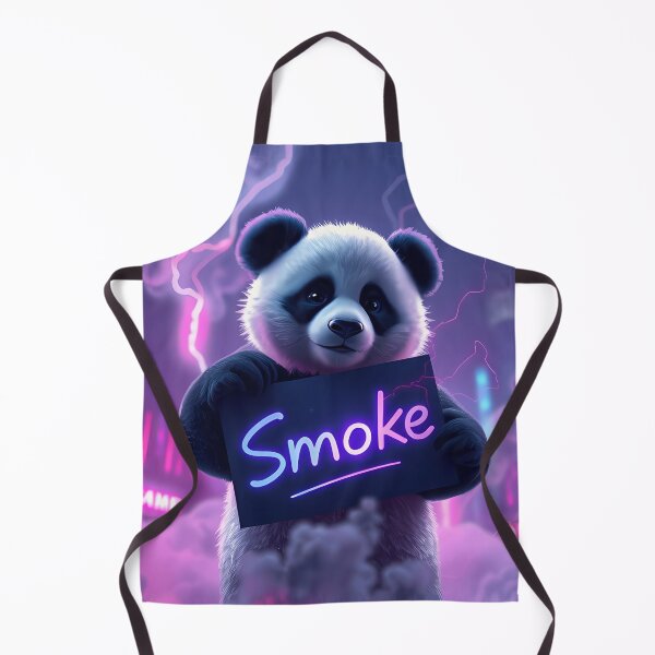Item preview, Cyberpunk Panda – Neon Glow & Smoke Aesthetic designed and sold by FusionCipher.