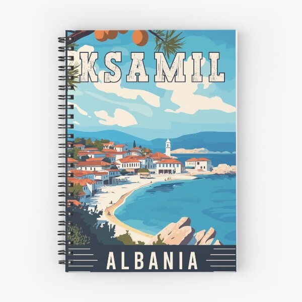Item preview, Explore Mediterranean Paradise of Ksamil in Albania - Travel Art designed and sold by turtlestart.