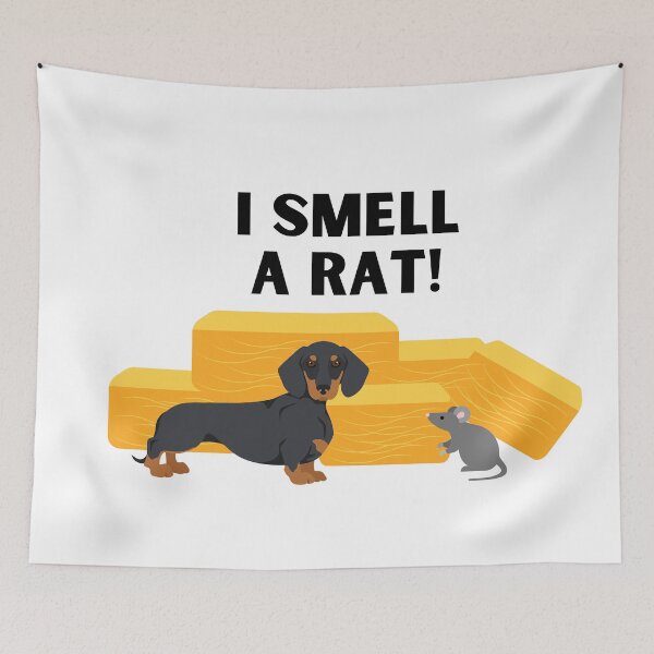 Item preview, Dachshund I Smell A Rat Barn Hunt designed and sold by Mop Dog Designs.
