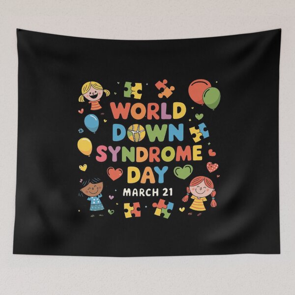 Item preview, World Down Syndrome Day 3 / 21 - Awareness Support Men Women Kids designed and sold by VibeTwist.