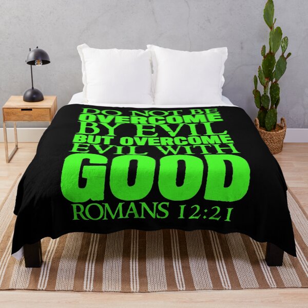 Item preview, Romans 12:21 Overcome Evil With Good designed and sold by plushism.