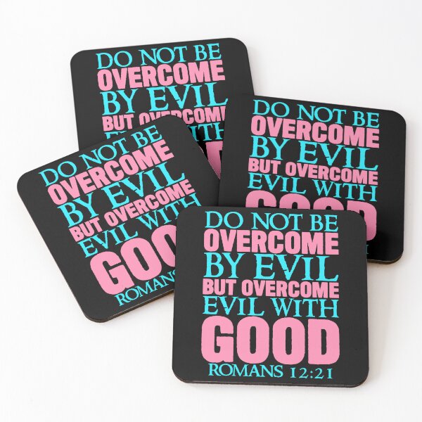 Item preview, Romans 12:21 Overcome Evil With Good designed and sold by plushism.