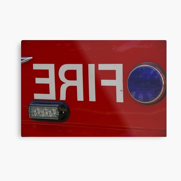 Red Zone Metal Print