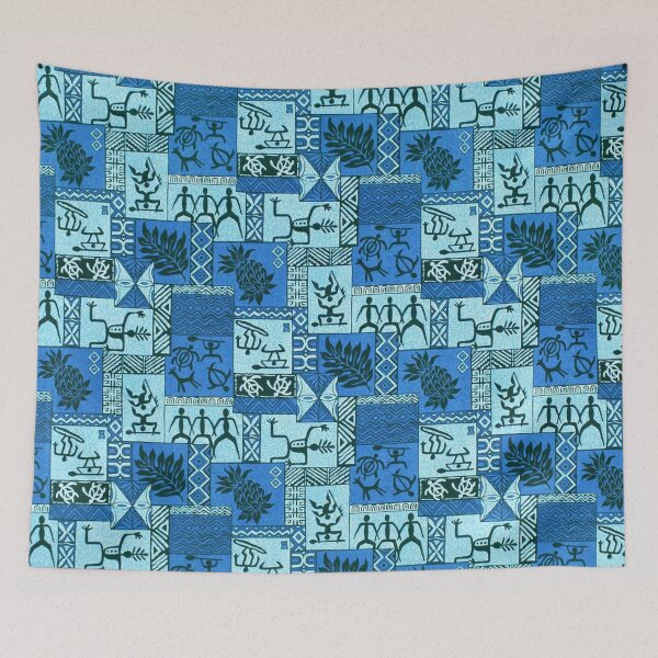 Item preview, Hawaiian Petroglyph Icons in Tapa Cloth Style designed and sold by J Marielle Designs.