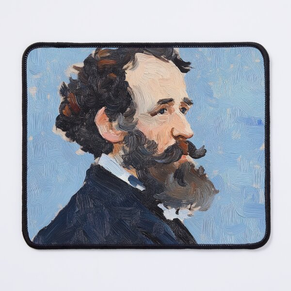 Item preview, Charles Dickens | Post-impressionist painting style designed and sold by ComicsFactory.