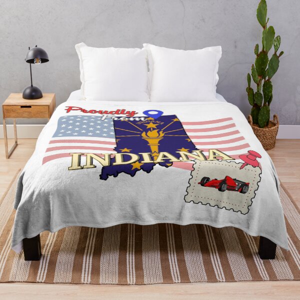 Item preview, Proudly from Indiana - USA state design designed and sold by PHRASEandSTYLE.