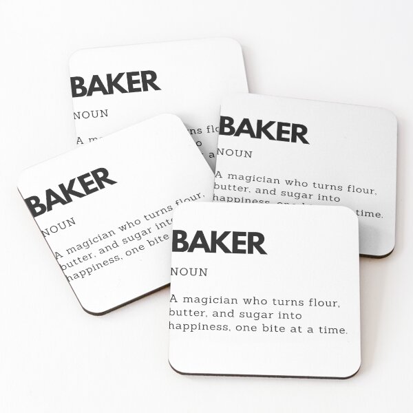 Item preview, Funny Baker Definition – Flour-Powered Kitchen Magician designed and sold by PakoArtStudio.