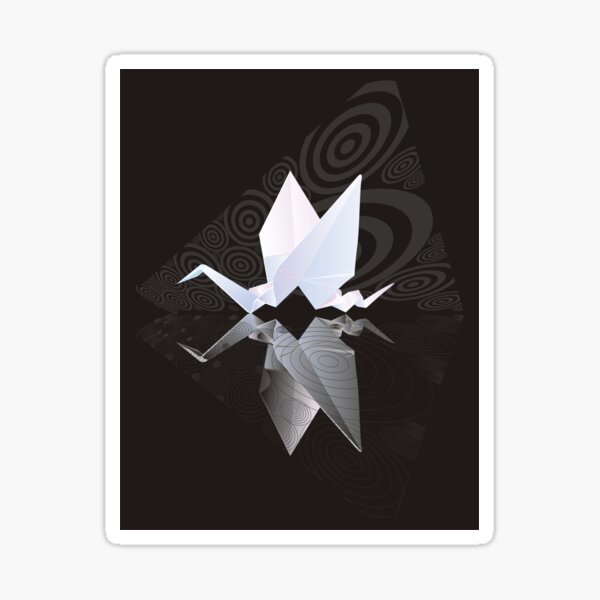 Item preview, White Origami Crane designed and sold by Mars4art.