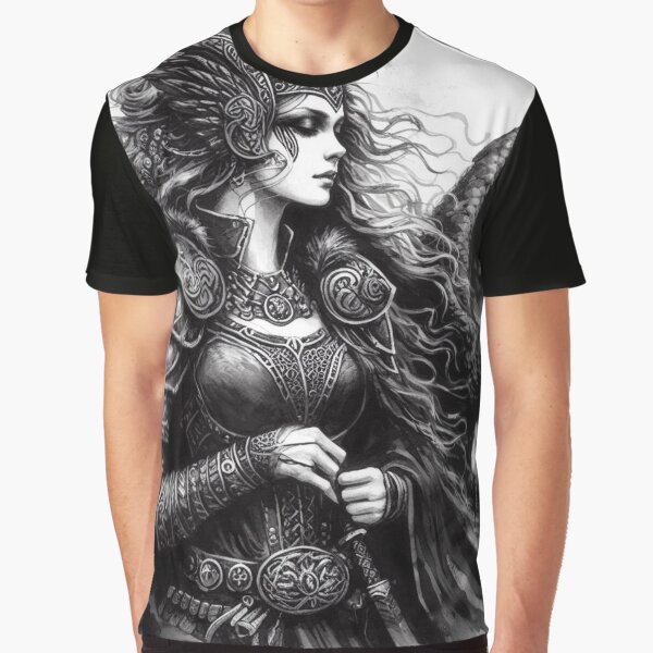 Aperçu de l'œuvre Nemain, déesse guerrière créée et vendue par jefboutique6150.