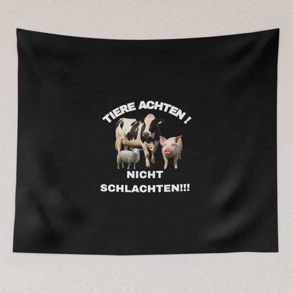 Item preview, Respect animals not slaughter designed and sold by VEGANIMAL Shop.