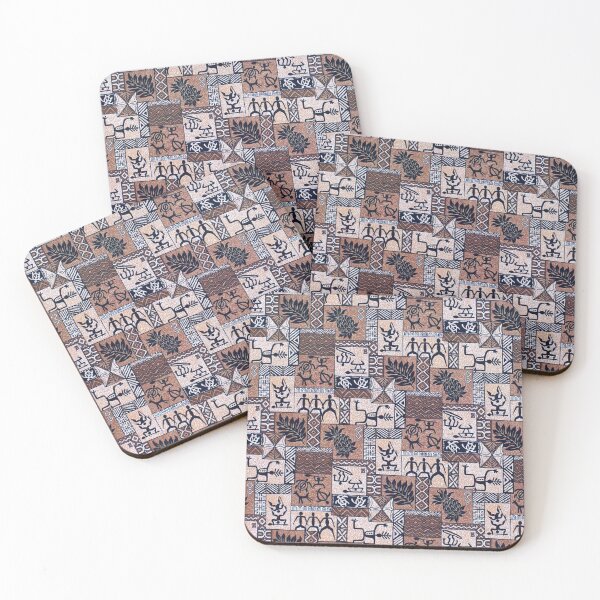 Item preview, Hawaiian Tapa: Iconic Petroglyphs designed and sold by J Marielle Designs.