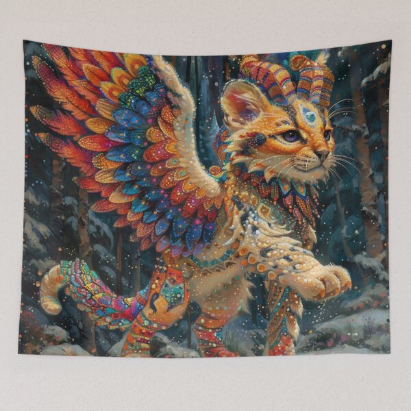 Item preview, Winged Cat designed and sold by Dawn van Doorn.