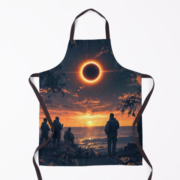 Item preview, Scenic Landscape with Eclipse and Sunset Glow designed and sold by olenapetol.