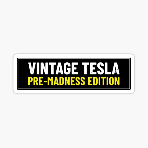 Artikel-Vorschau von Lustige Vintage Tesla Pre-Madness Edition - Anti Elon, designt und verkauft von heliantusannuus.