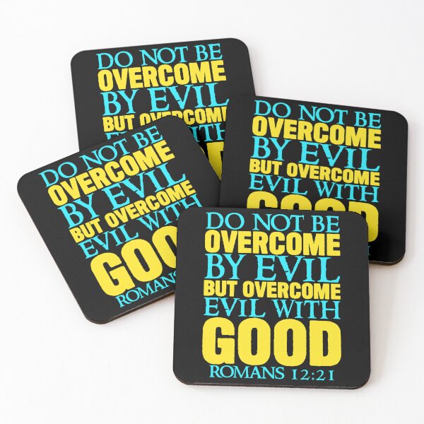 Item preview, Romans 12:21 Overcome Evil With Good designed and sold by plushism.