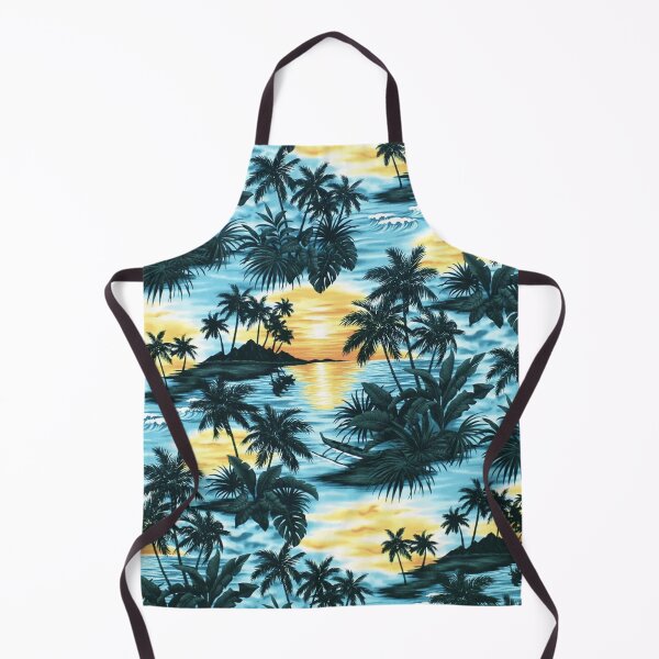Item preview, Vintage Hawaiian Aloha Shirt: Palm Islands designed and sold by J Marielle Designs.