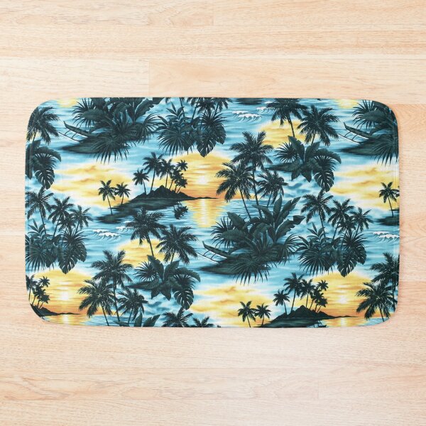 Item preview, Vintage Hawaiian Aloha Shirt: Palm Islands designed and sold by J Marielle Designs.