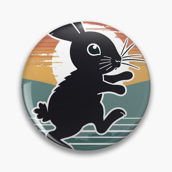 Item preview, Good Time Retro Rabbit Silhouette designed and sold by Quirky Shirts.