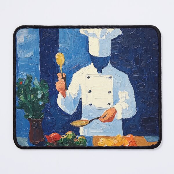 Item preview, Chef | Post-impressionist painting style designed and sold by ComicsFactory.