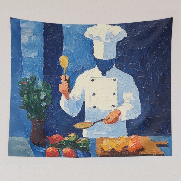 Item preview, Chef | Post-impressionist painting style designed and sold by ComicsFactory.