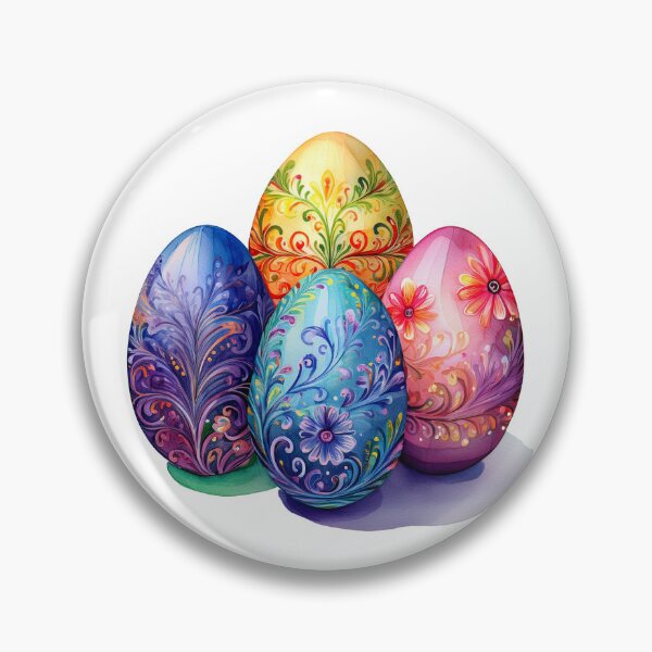 Item preview, Vibrant Floral Easter Eggs designed and sold by Olive and Lily Delights.