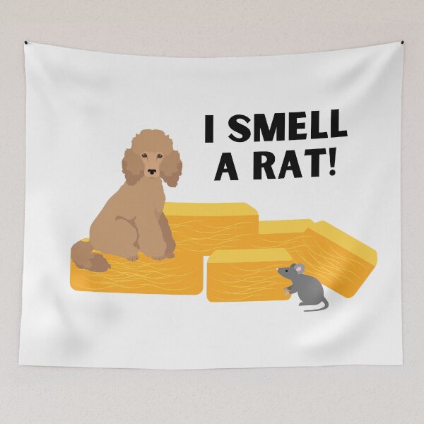 Item preview, Apricot Poodle I Smell A Rat Barn Hunt designed and sold by Mop Dog Designs.